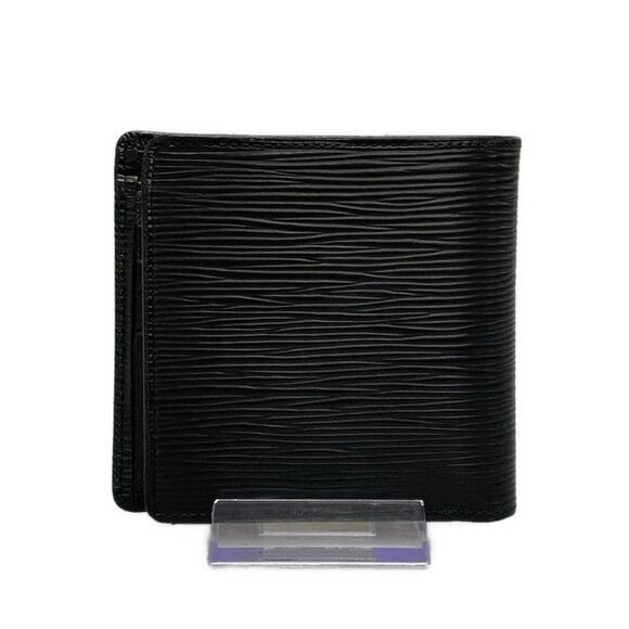 Auth LOUIS VUITTON Portefeuille Marco M63652 Noir Epi - SP5017 Bifold Wallet - Picture 1 of 9